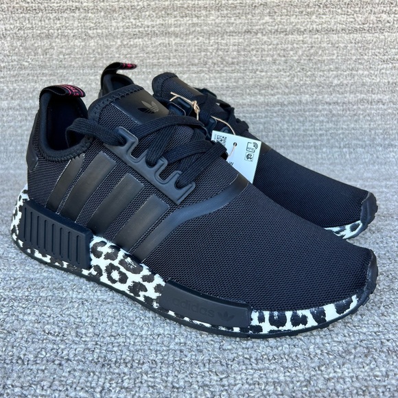 adidas Shoes - Adidas NMD R1 Black / Leopard Women’s Running Shoes 6 & 10 US Size NWB